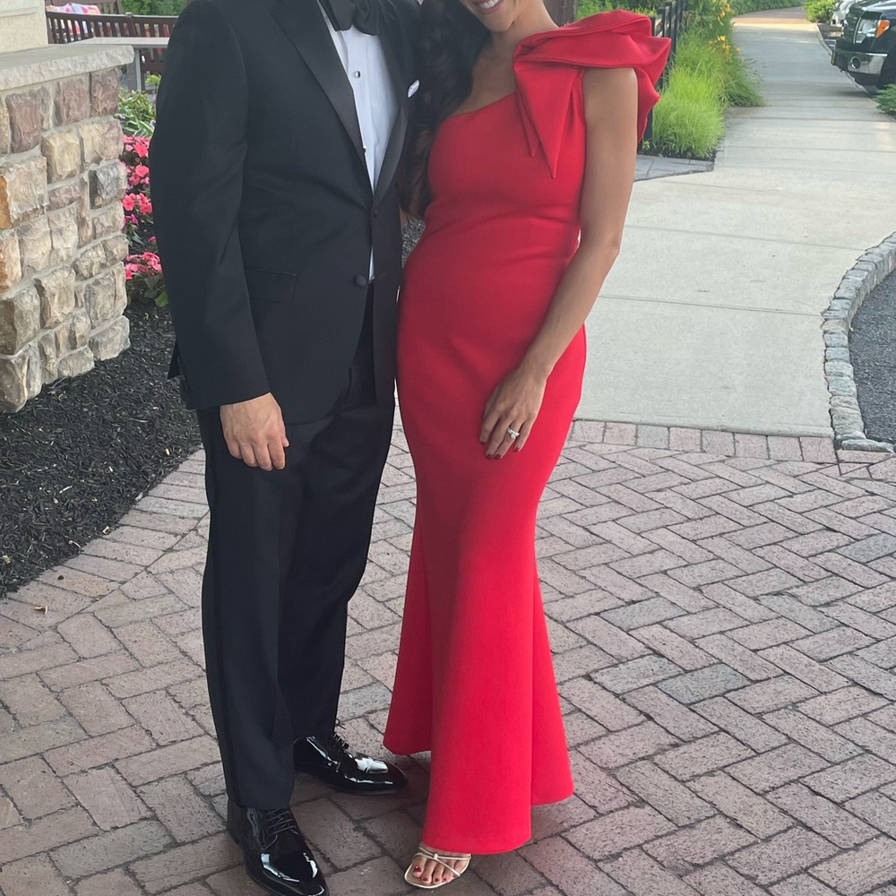 Aqua formal gown - Picture 6 of 16